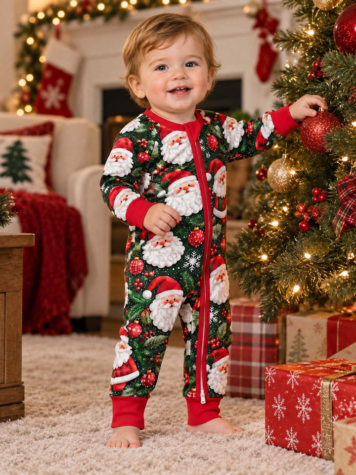 Santa Holly Christmas Bamboo Convertible Zippy