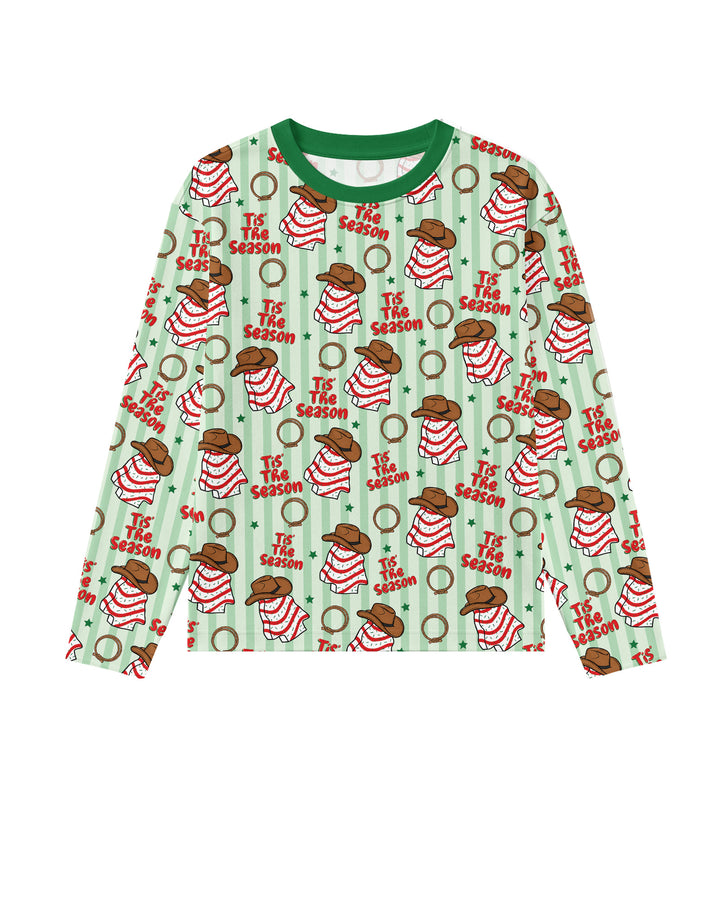 Western Christmas Tis the Season Bamboo Men's Pajama Set