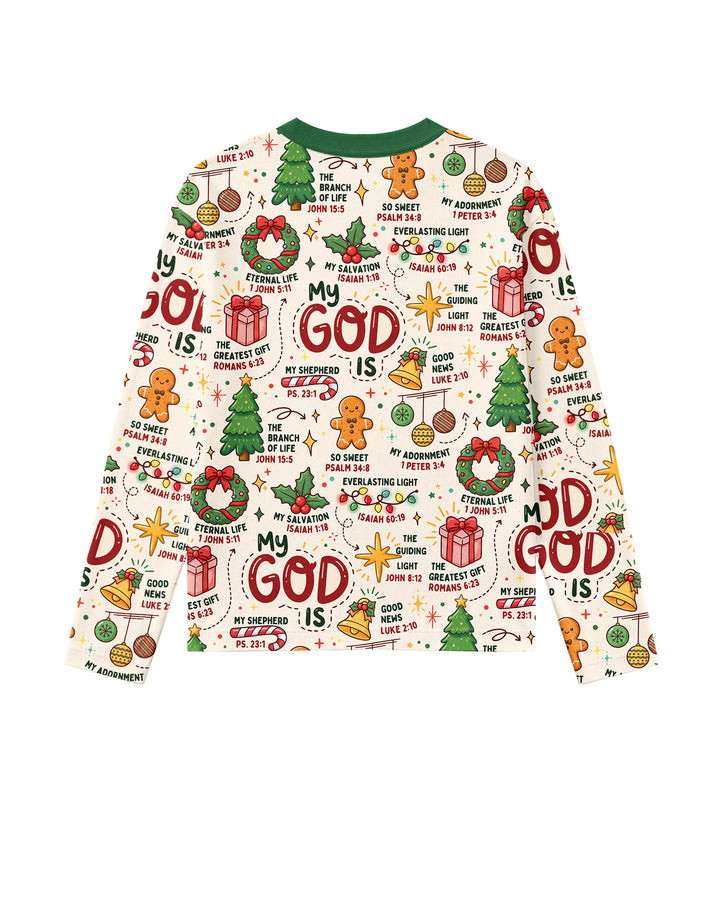 Christmas My God Is Bamboo Men's Pajama Set