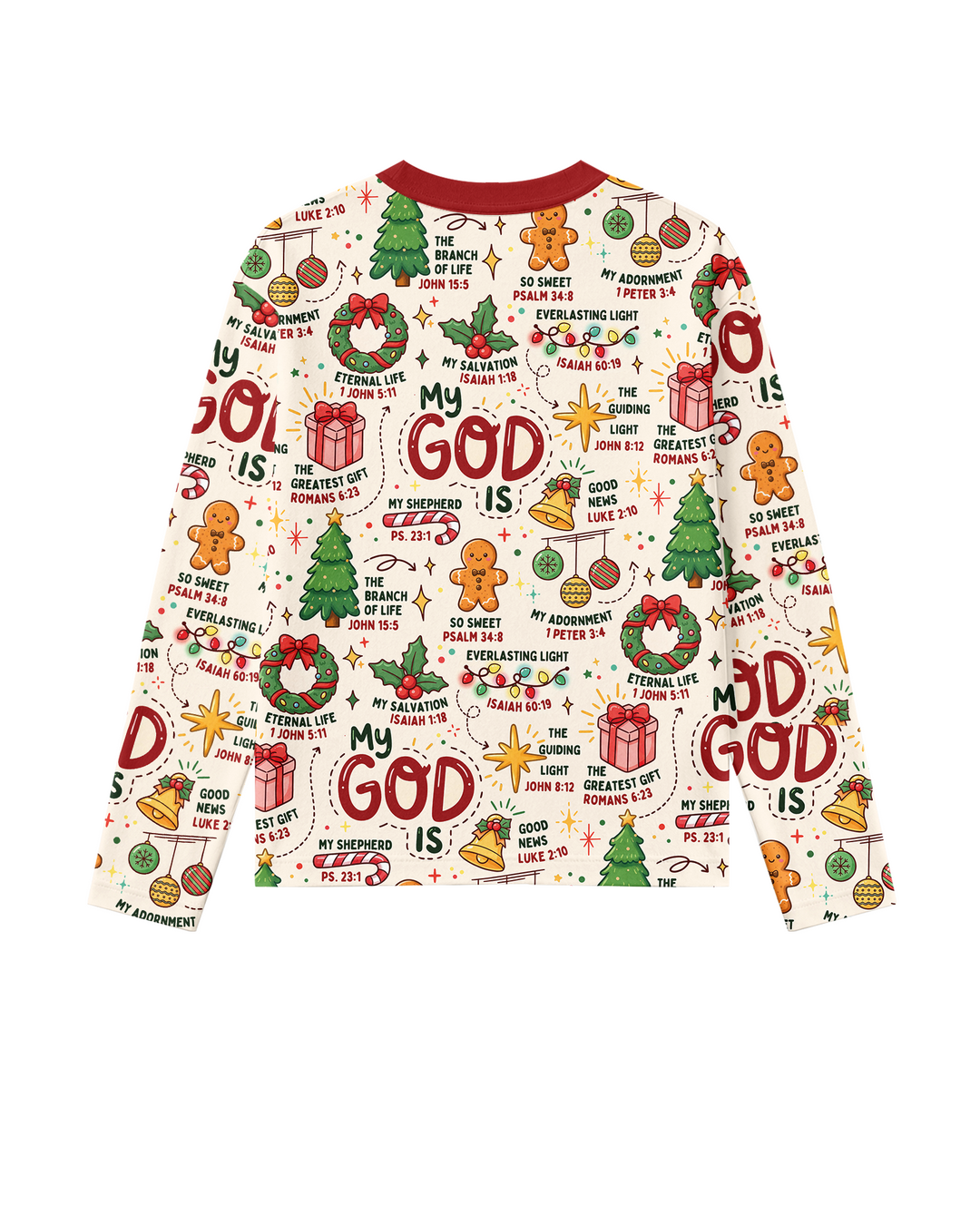 Christmas My God Is Bamboo Men's Pajama Set