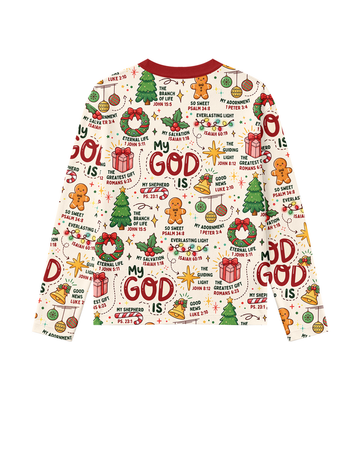 Christmas My God Is Bamboo Men's Pajama Set