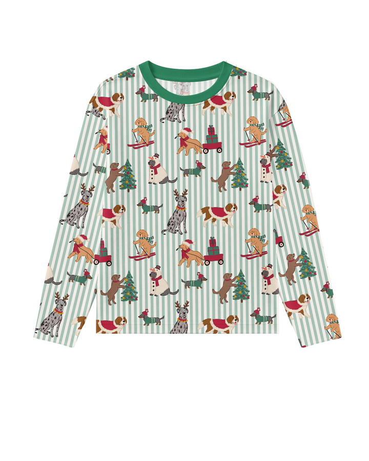 Christmas Pups & Holiday Adventures Bamboo Men's Pajama Set