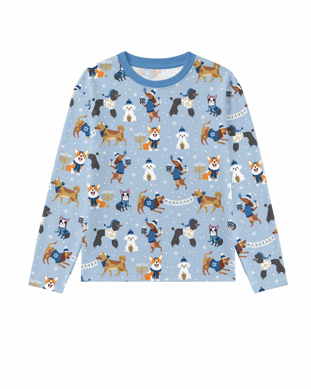 Hanukkah Dogs Bamboo Men's Pajama Set