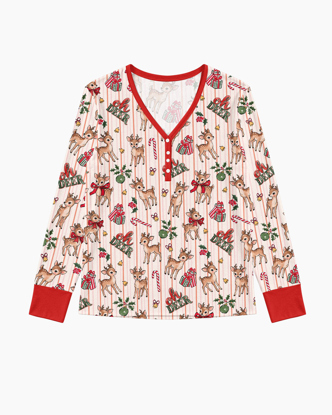 Oh Deer Mommy & Me Matching Bamboo Women Pajama Set