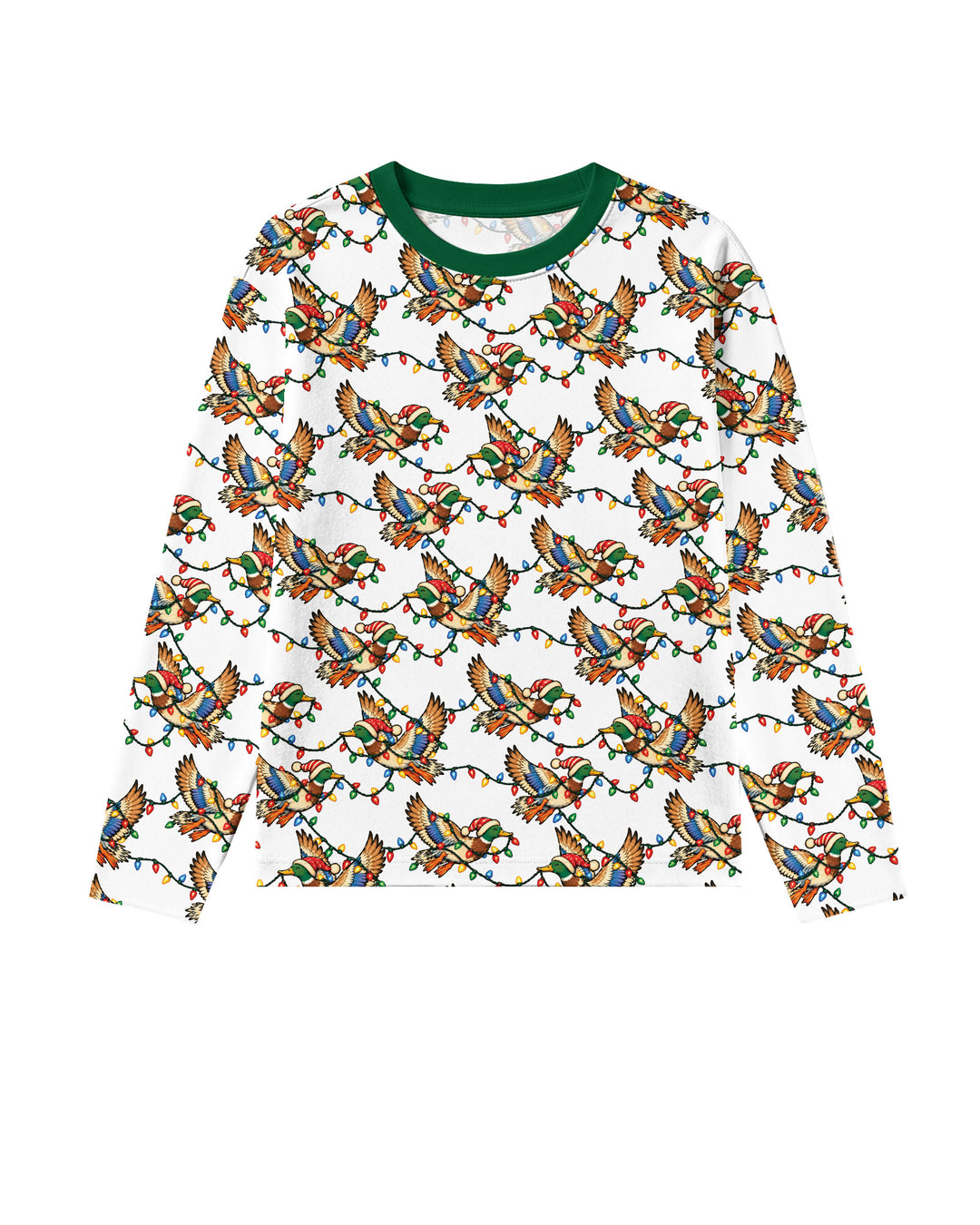 Preppy Christmas Mallard Duck Bamboo Men's Pajama Set