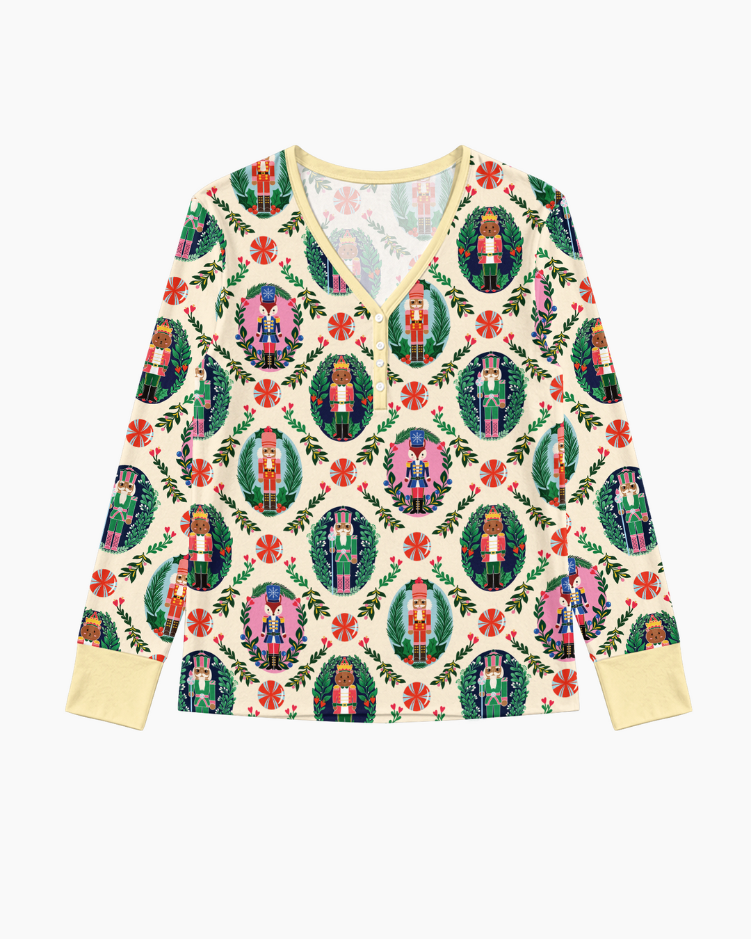 Whimsical Nutcracker Bamboo Women Pajama Set