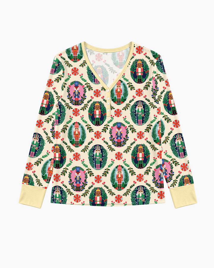 Whimsical Nutcracker Bamboo Women Pajama Set