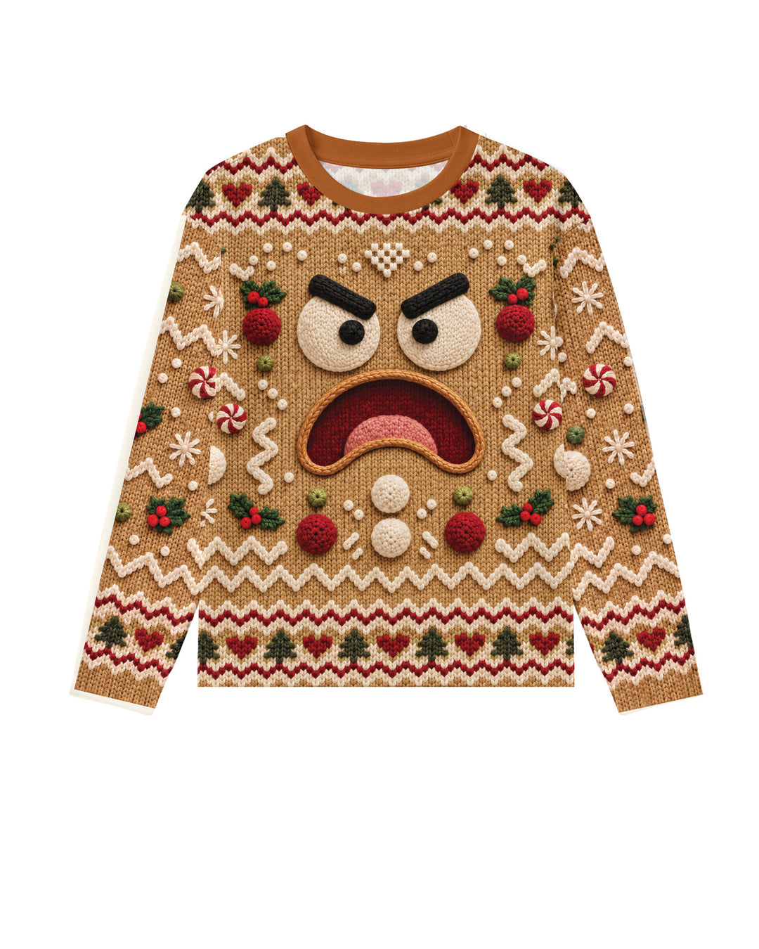 Grumpy Gingerbread Crew Bamboo Men's Pajama Set