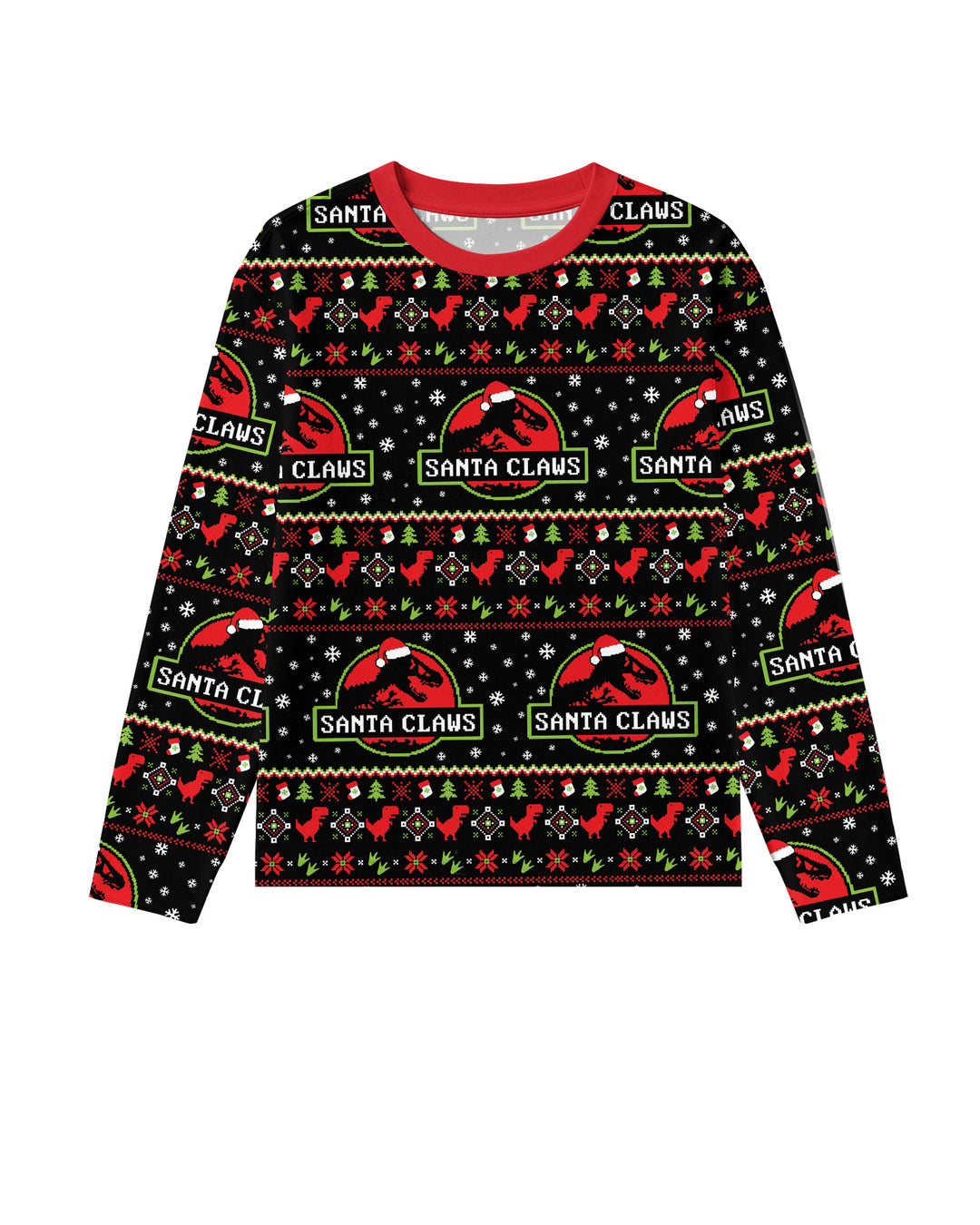 Santa Claws Christmas Bamboo Men's Pajama Set