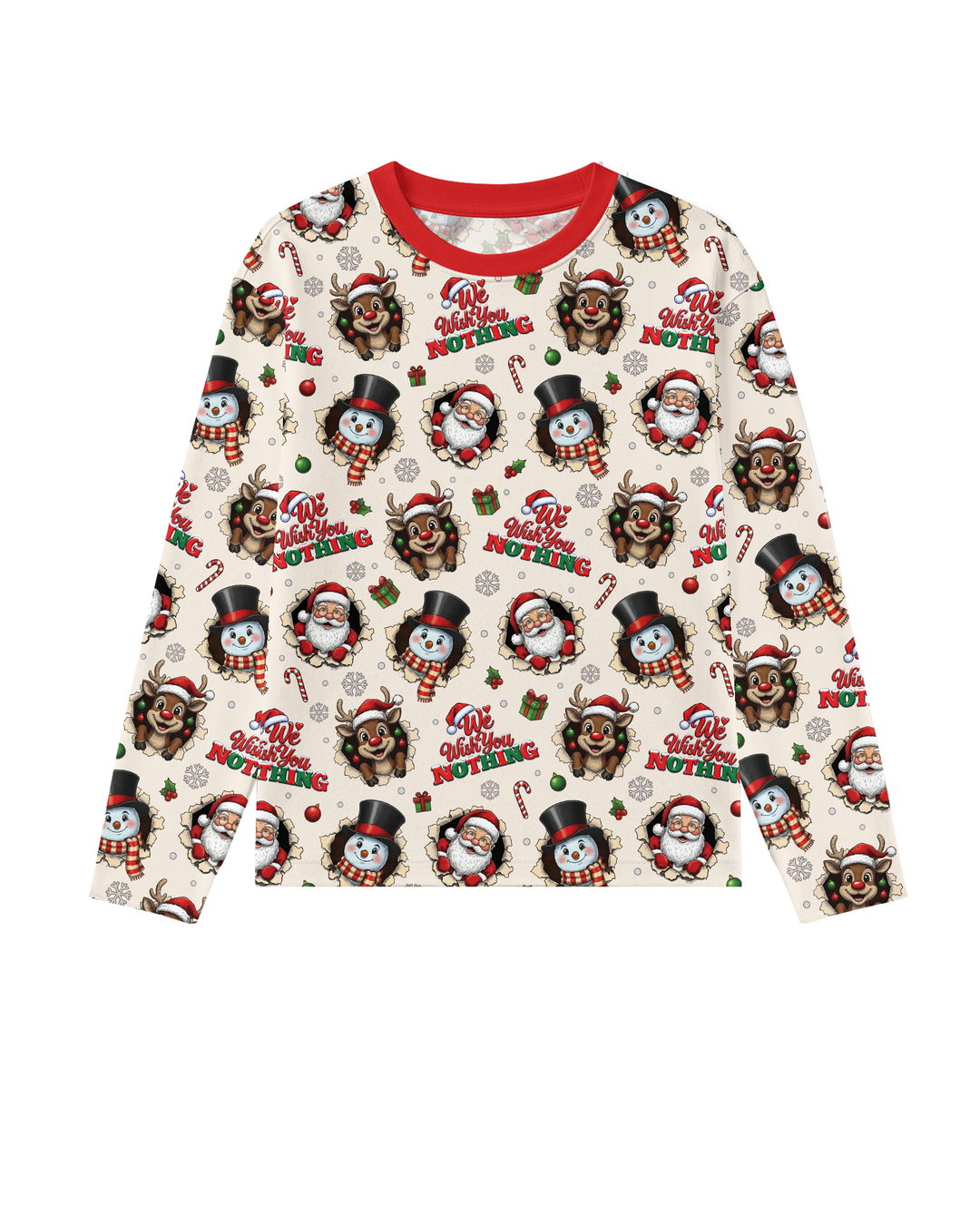 Funny Butt Christmas Squad Bamboo Men's Pajama Set