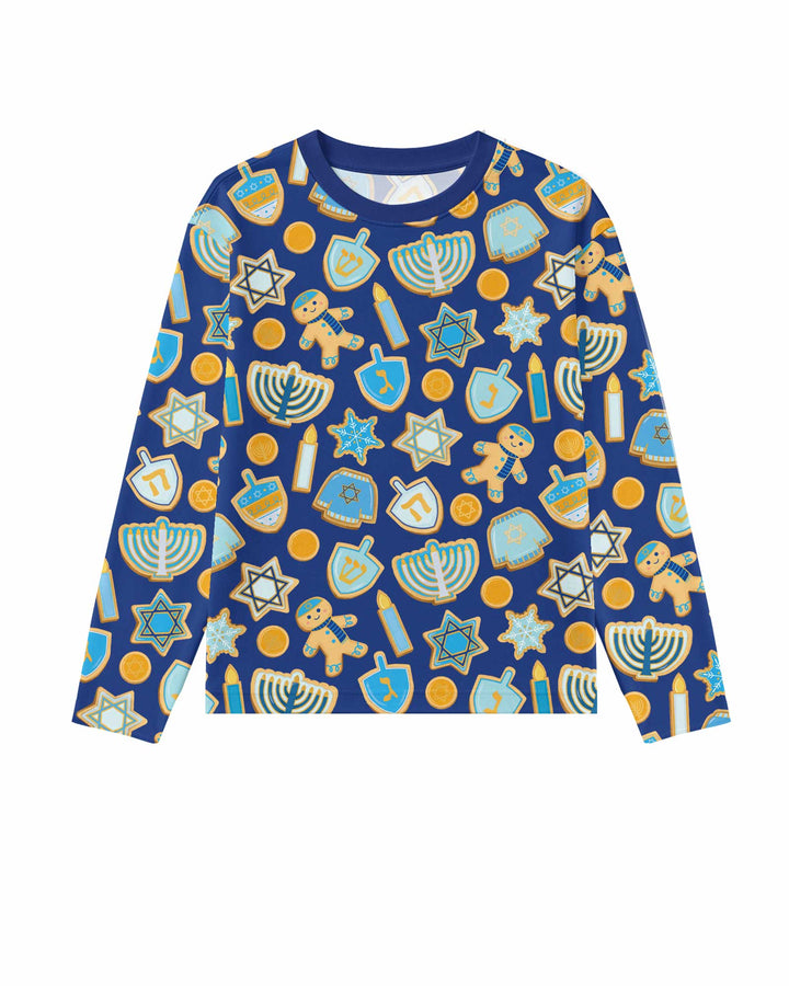 Hanukkah Cookies Bamboo Men's Pajama Set