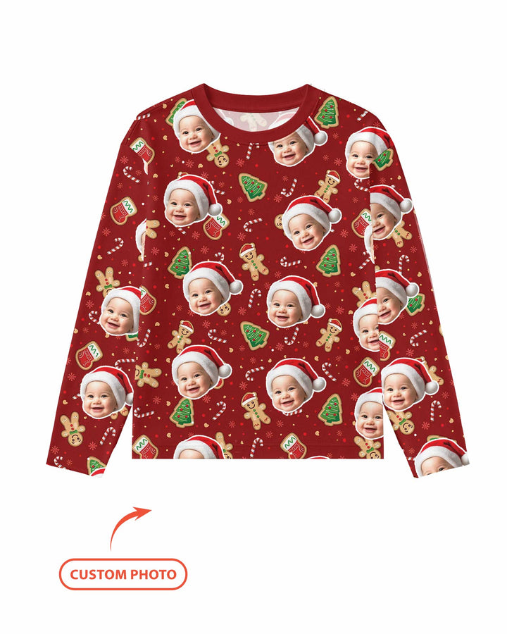 Custom Photo Funny Family Bamboo Men's Pajama Set