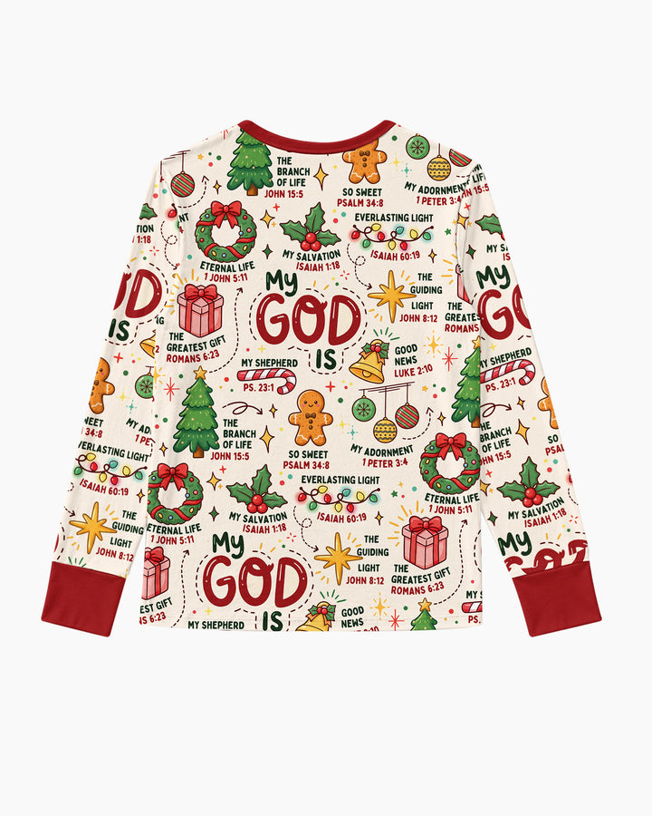 Christmas My God Is Bamboo Women Pajama Set