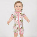Floral Dachshund Grace Bamboo Shorty Zippy