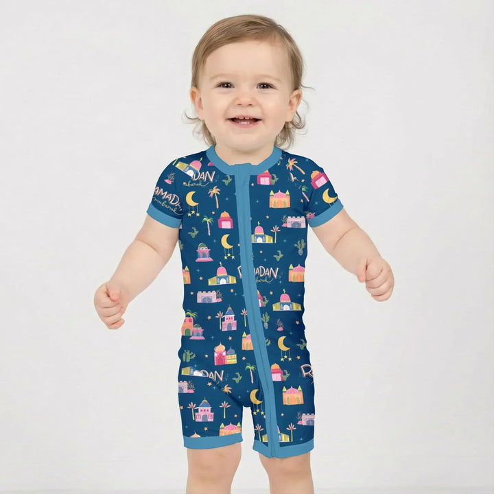 Ramadan Kareem Family Matching Bamboo Shorty Zippy