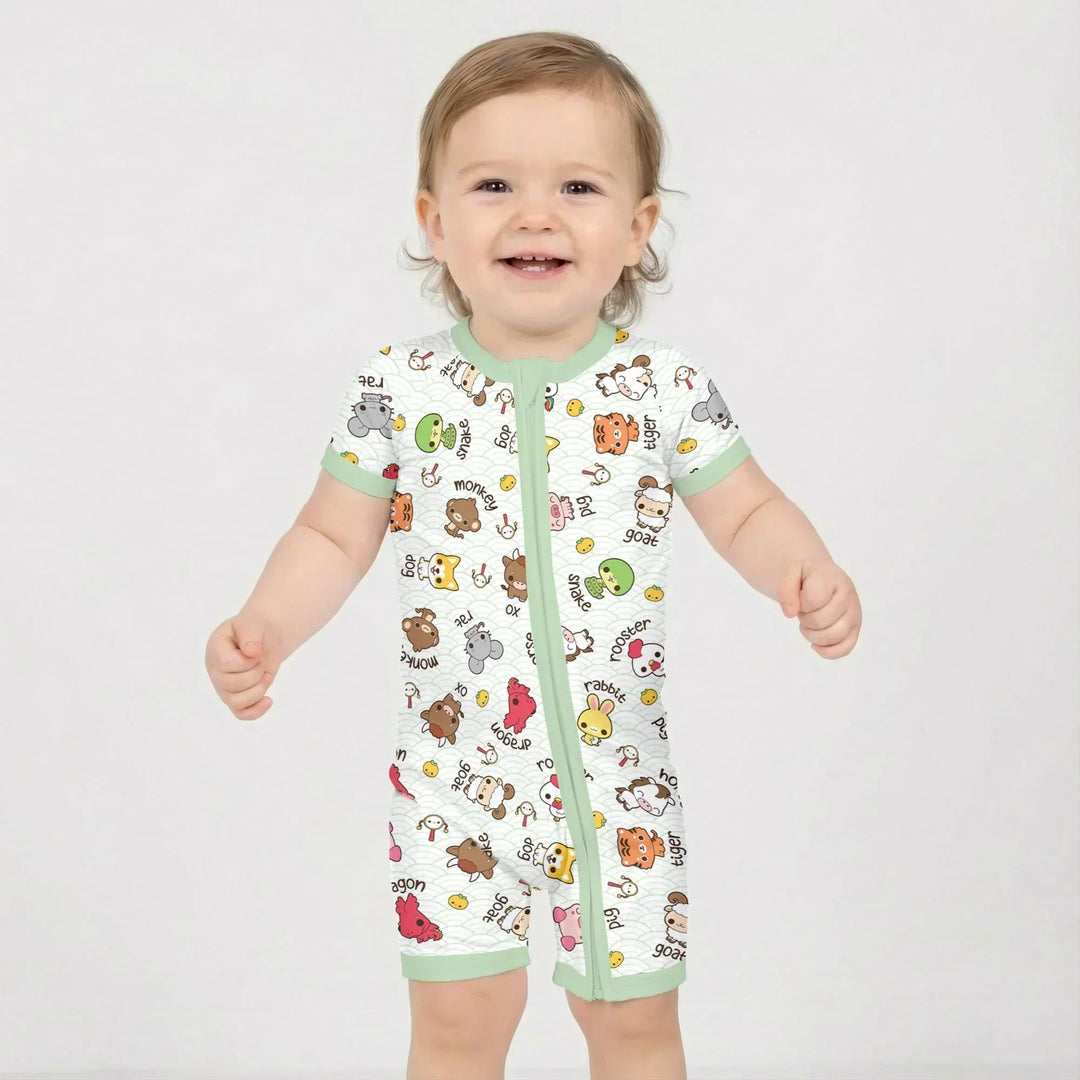 Kawaii Zodiac Bamboo Shorty Zippy