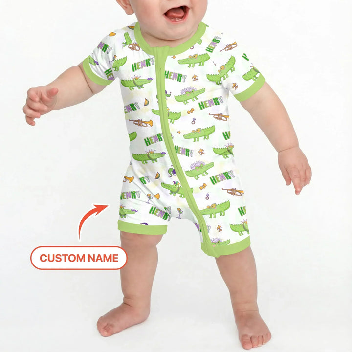 Alligator Mardi Gras Festival Bamboo Shorty Zippy