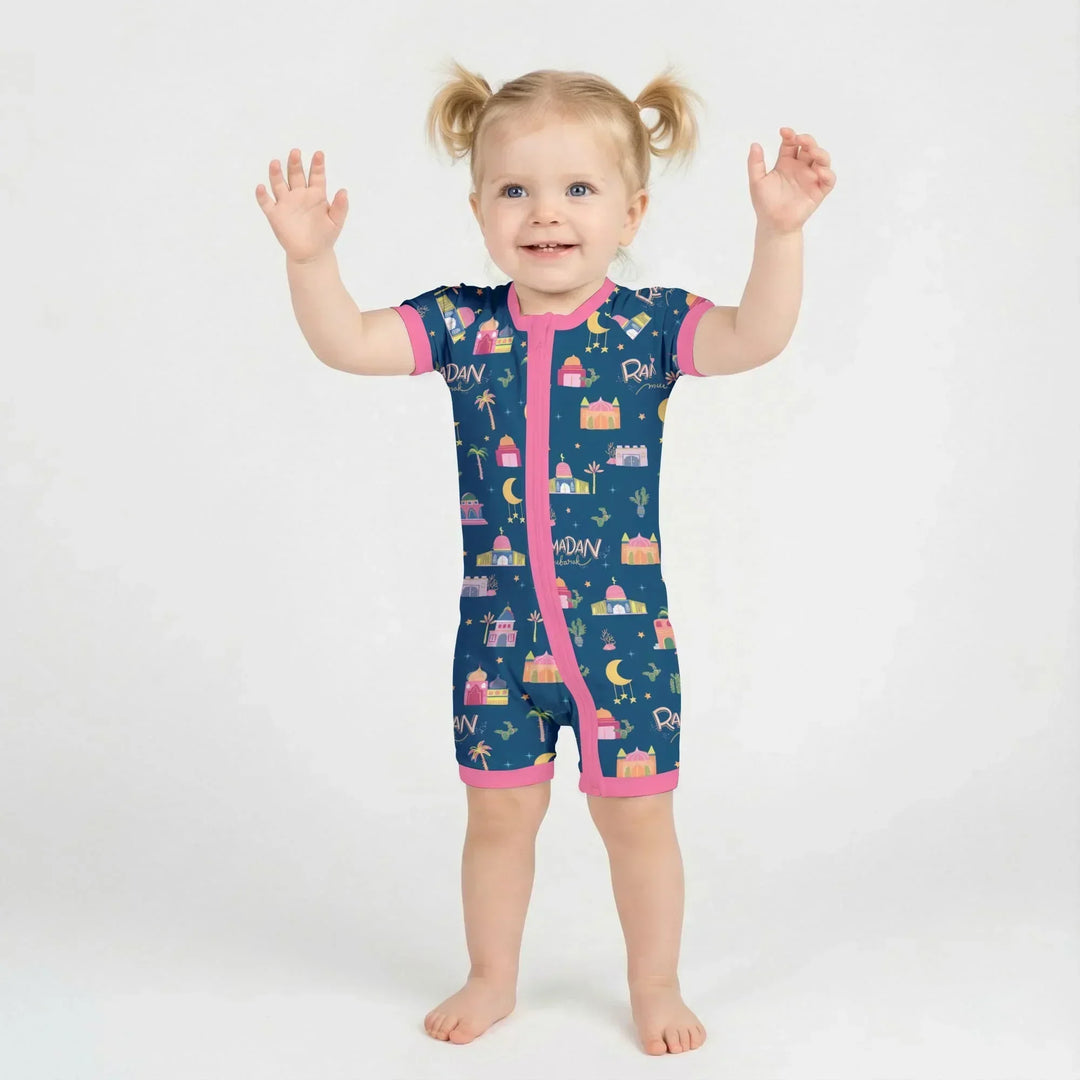 Ramadan Kareem Family Matching Bamboo Shorty Zippy
