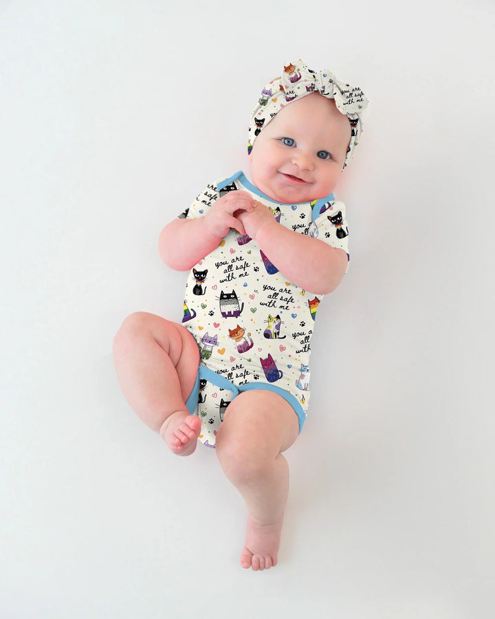 Gerippte Babykleidung mit individuellem Foto - Weich &amp; Skizzenhaft