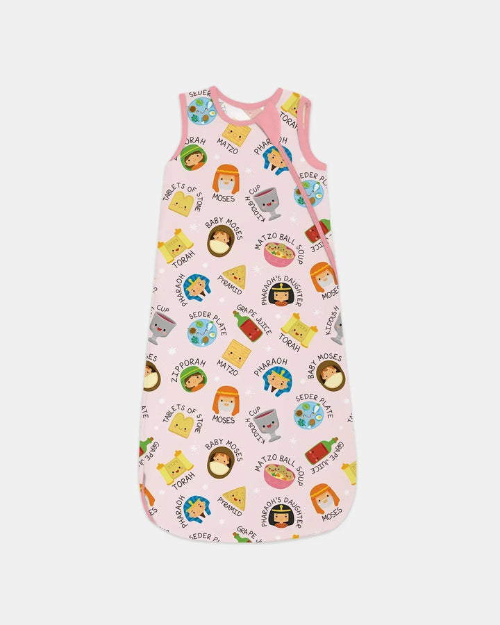 Cute Passover Characters Bamboo Sleep Bag
