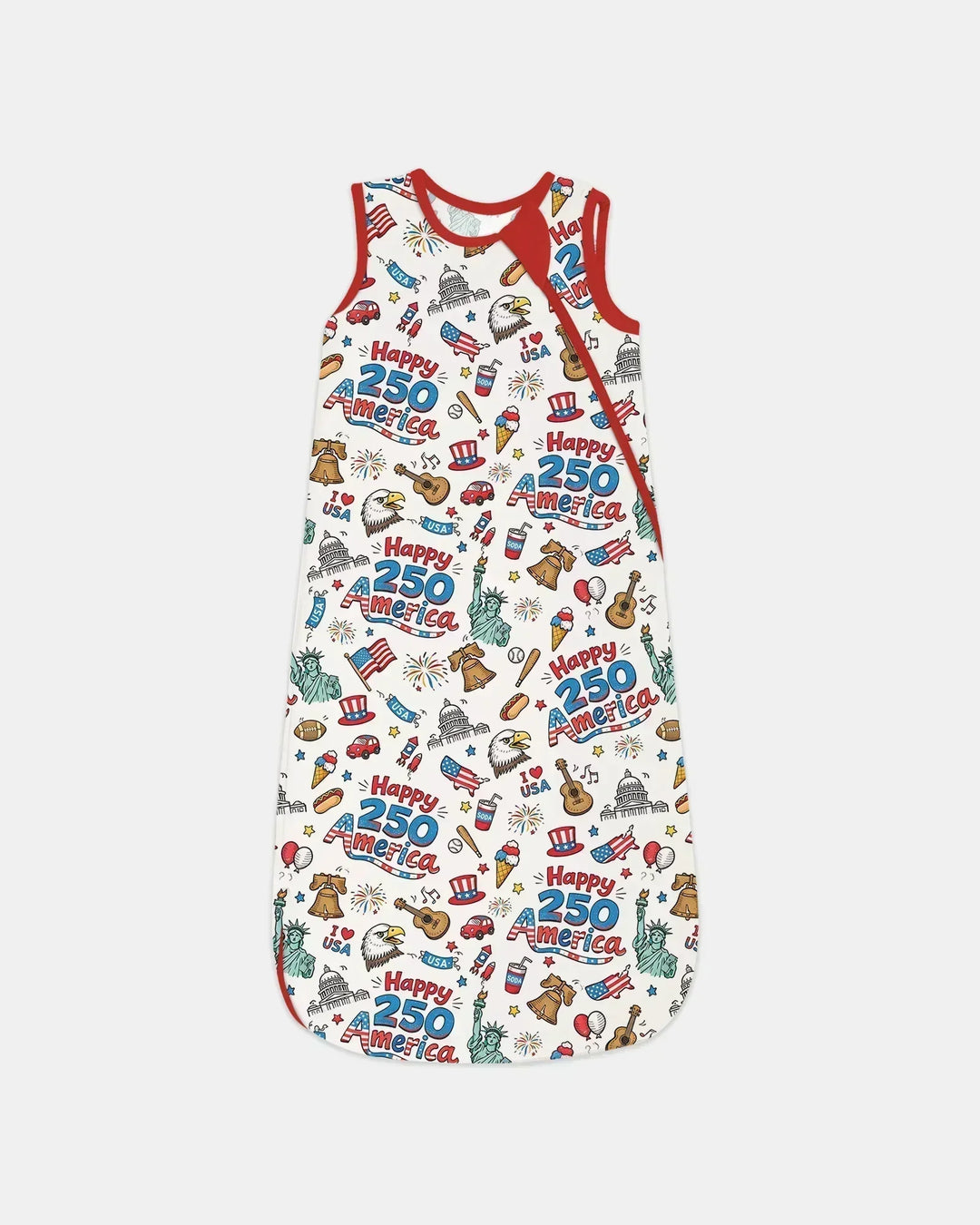 Happy 250 America I love USA Bamboo Sleep Bag