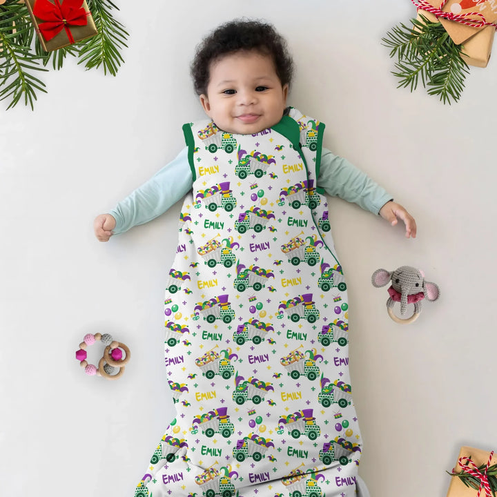Mardi Gras Trucks Bamboo Sleep Bag