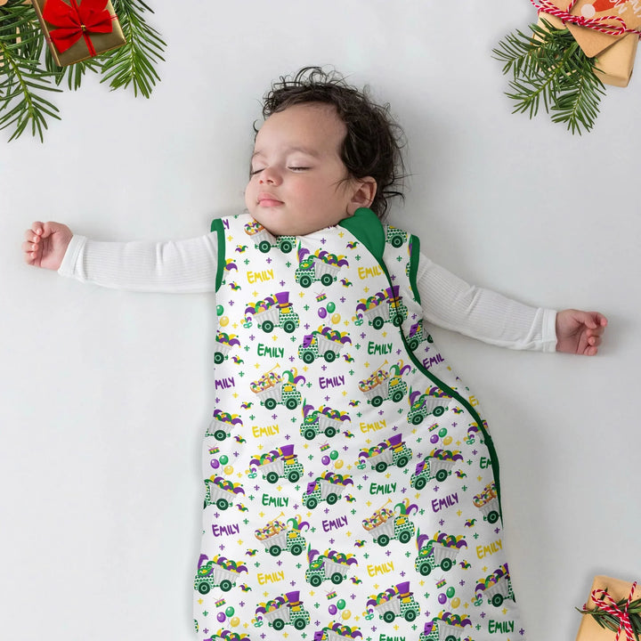 Mardi Gras Trucks Bamboo Sleep Bag