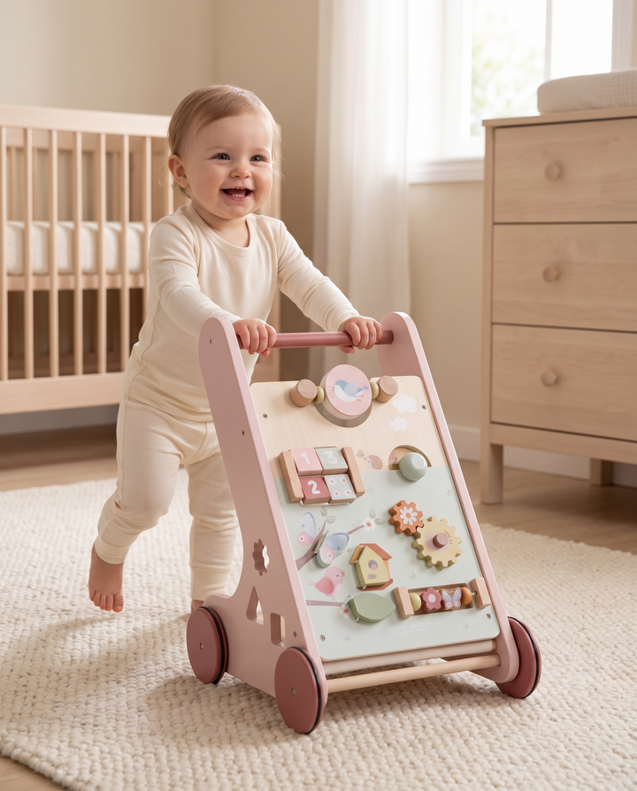 Garden Friends Wooden Activity Walker