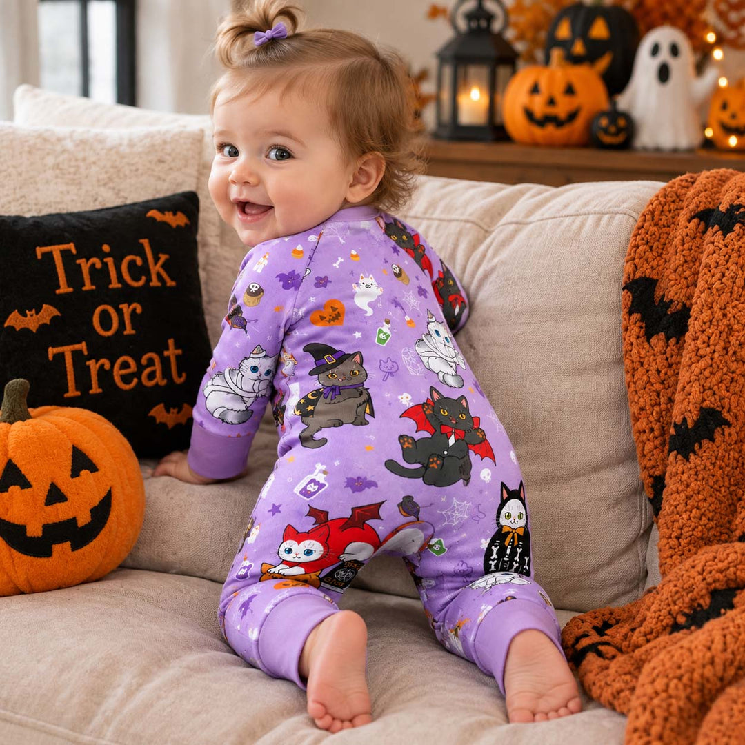 Spooky Costume Kittens Bamboo Convertible Zippy