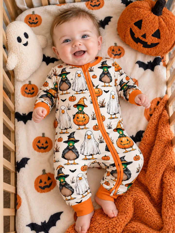 Spooky Halloween Ducks Bamboo Convertible Zippy