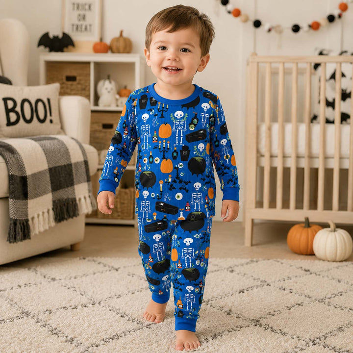 Spooky Potion Night Bamboo Two Piece Long Sleeve Pajama Set