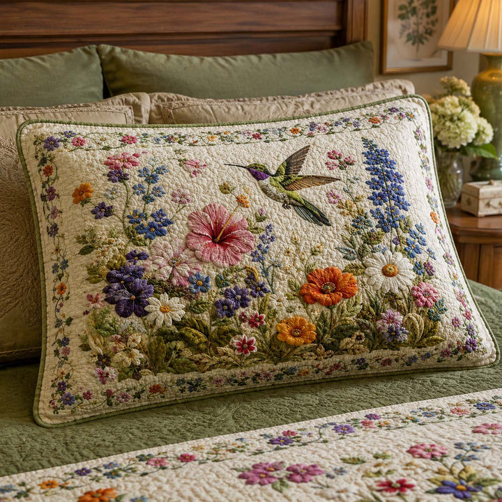 Spring Nectar Bamboo Quilt Pillow Case