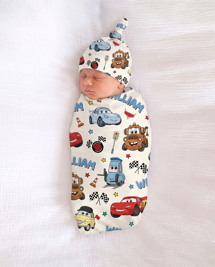 Car Movie Swaddle Blanket