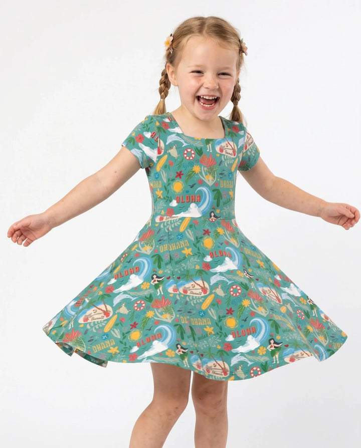 Aloha Island Escape Bambus-Wickelkleid
