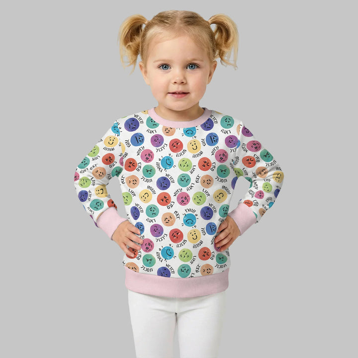 My Emotions Hebräisch Bambus Rundhals-Sweatshirt