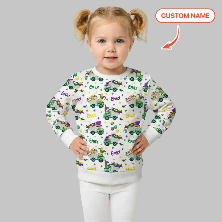 Mardi Gras Trucks Bambus-Rundhals-Sweatshirt