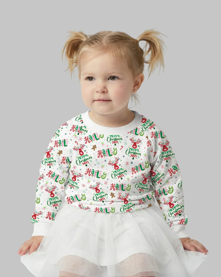 Personalisierbares Bambus-Rundhals-Sweatshirt "Whimsical Little Things"