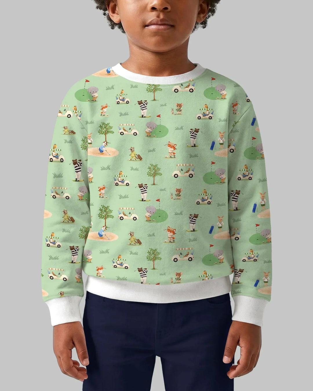 Let's Golf Bambus-Rundhals-Sweatshirt