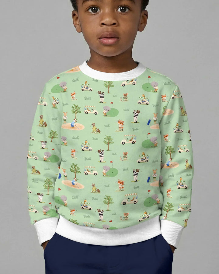 Let's Golf Bambus-Rundhals-Sweatshirt