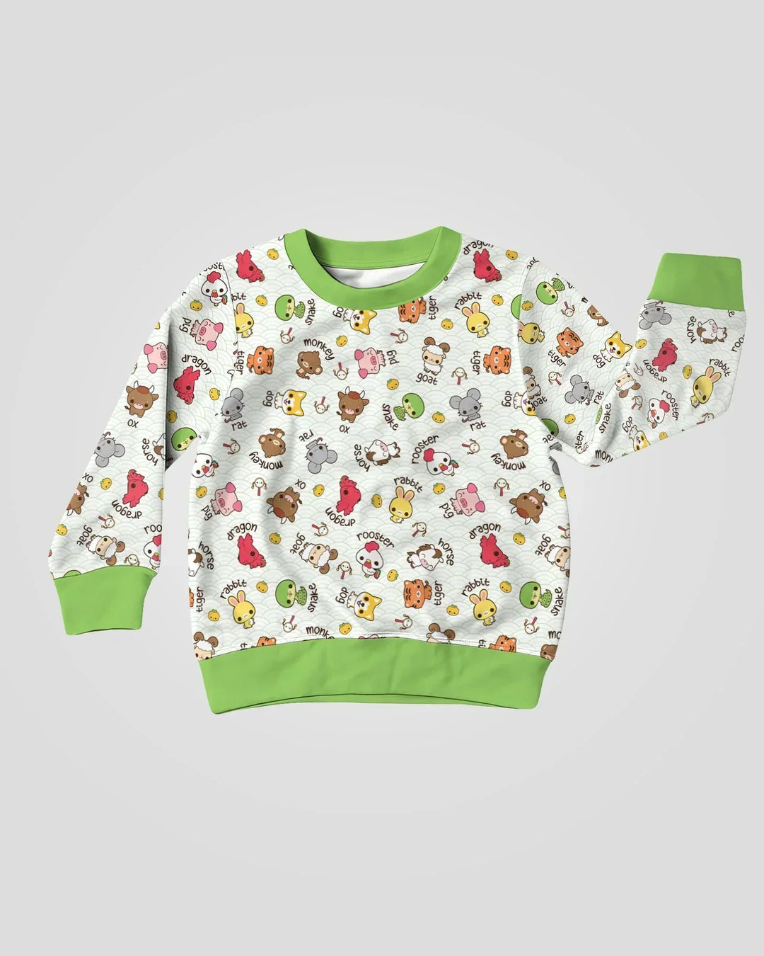 Kawaii Zodiac Bamboo Crewneck Sweatshirt