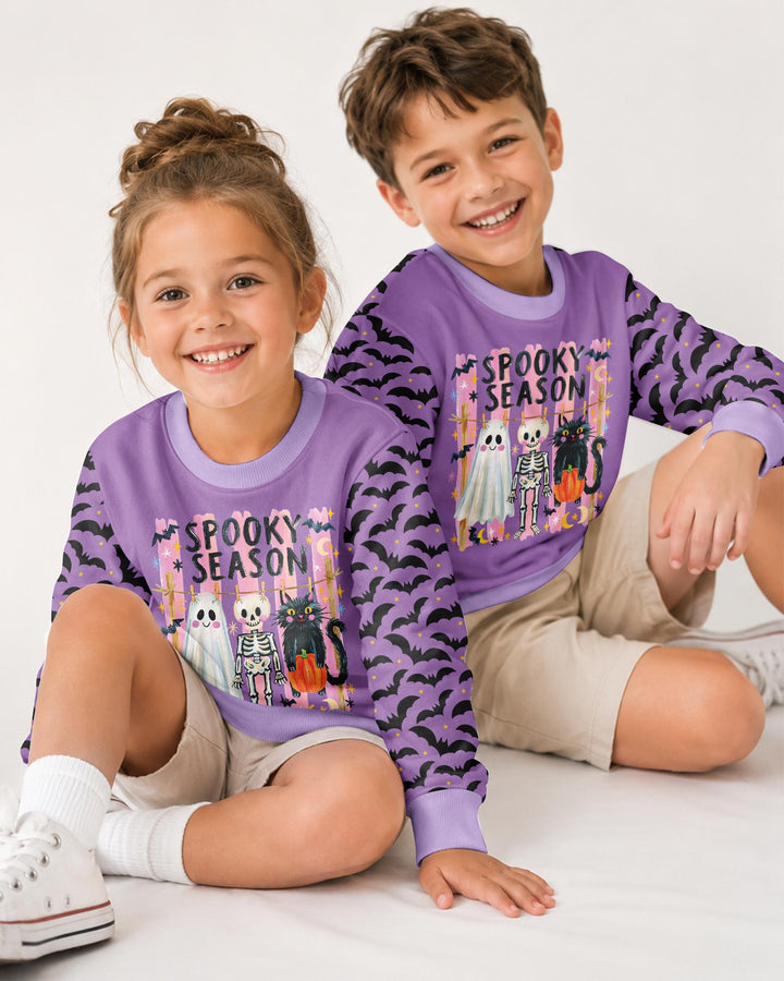 Sweatshirt mit Rundhalsausschnitt aus Bambusfaser