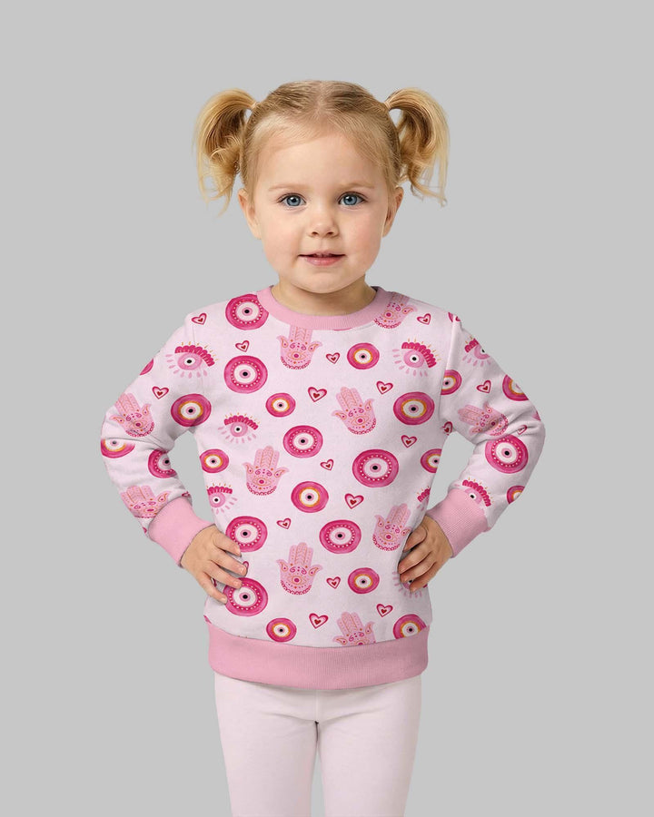 Mini Mystic Familie Passender Bambus Rundhals-Pullover