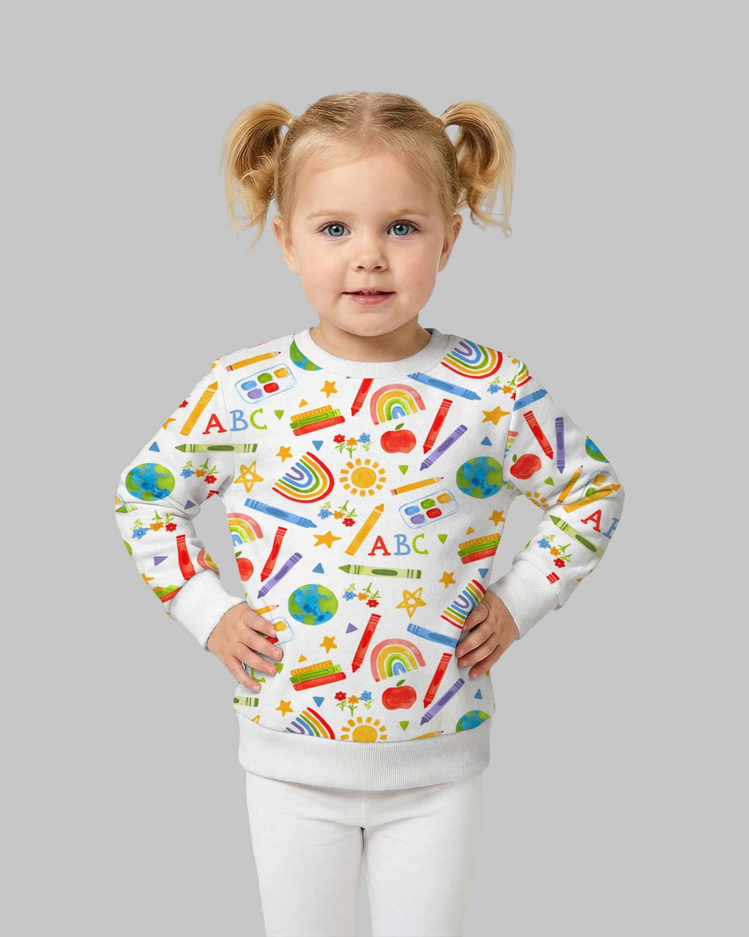 Sweatshirt mit Rundhalsausschnitt aus Bambusfaser
