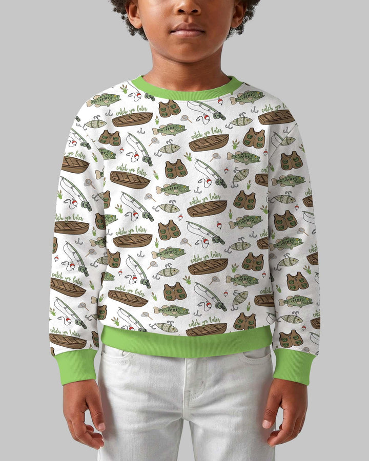 Catch Ya Later Bamboo Rundhals-Sweatshirt