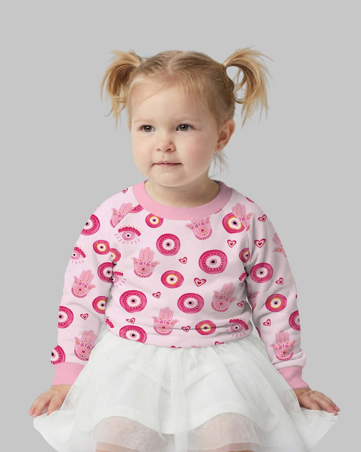 Mini Mystic Familie Passender Bambus Rundhals-Pullover