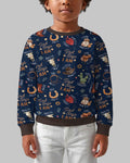 Gott sagt ich bin Western Faith Bambus Rundhals-Sweatshirt