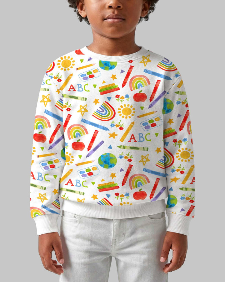 Sweatshirt mit Rundhalsausschnitt aus Bambusfaser