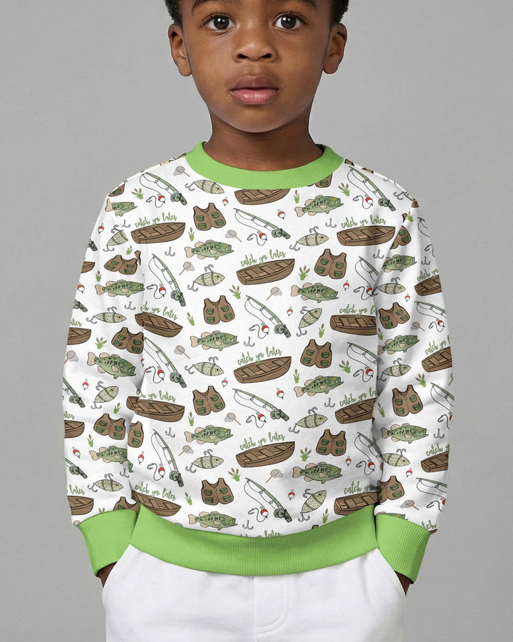 Catch Ya Later Bamboo Rundhals-Sweatshirt
