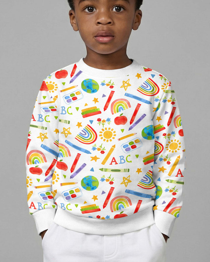 Sweatshirt mit Rundhalsausschnitt aus Bambusfaser