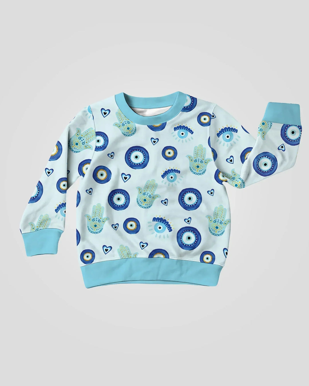 Mini Mystic Familie Passender Bambus Rundhals-Pullover